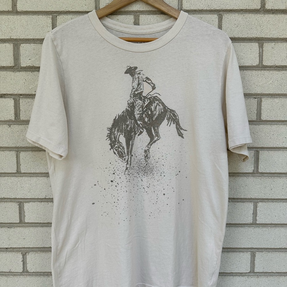 Imogene and Willie cowboy shirt tshirt + XL tee